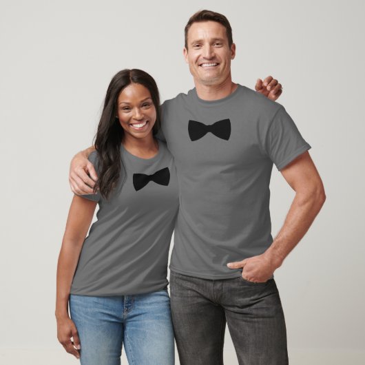 stropdas zwarte boog t-shirt (Unisex)