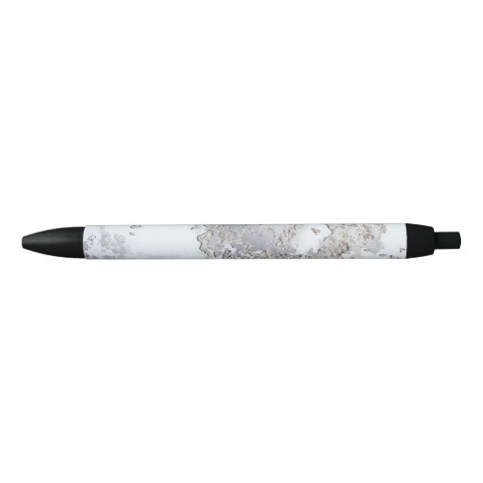 Stropdas Zwarte Inkt Pen (Voorkant)
