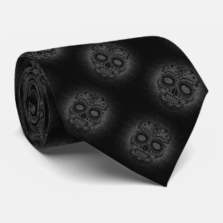 Stropdas/Zwarte Skulls Stropdas