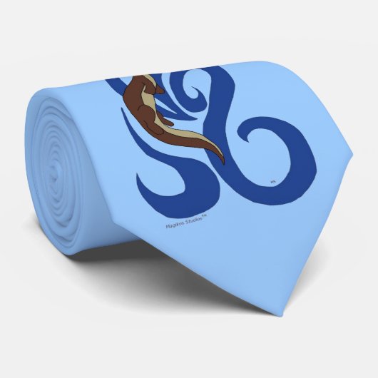 Stropdas zwemmen (Opgerold)