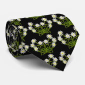 Stropdas Zwitserse Edelweiss Flowers (Opgerold)
