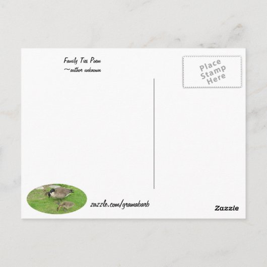 Stropdassen Briefkaart (Achterkant)