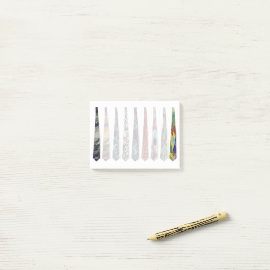 Stropdassen Man! 2 Post-it® Notes (Op bureau)