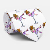 Stropdassen - Meisje in Martini Glass, Lil Red (Opgerold)