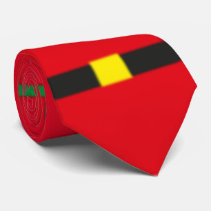 stropdassen met de groene santa claus voor kerst