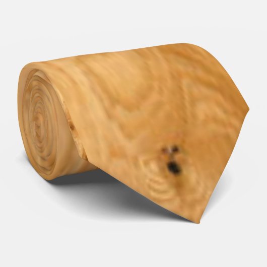 Stropdassen met een ongewoon houtaffect (Opgerold)