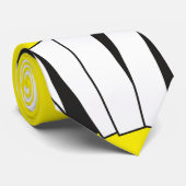 stropdassen met een zwart kattenwit mummy (Opgerold)