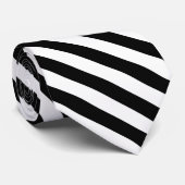 Stropdassen met witte streep voor mannen (Opgerold)