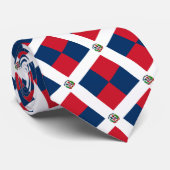 Stropdassen, mode, vlag, bedrijf in de Dominicaans Stropdas (Opgerold)