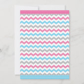 Stropdassen of Tutus Baby shower Invitation Kaart (Achterkant)