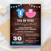 Stropdassen- of tutuspartij kaart