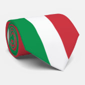 Stropdassen onder Italiaanse vlag (Opgerold)