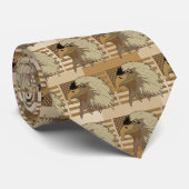 Stropdassen van Amerikaanse Bald Eagle (Opgerold)