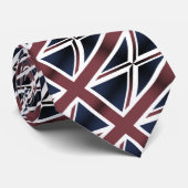 stropdassen van de Britse vlag mode, Union Jack U (Opgerold)