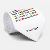 Stropdassen van de wereldvlag (Opgerold)