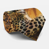 Stropdassen van exclusieve leopard (Opgerold)