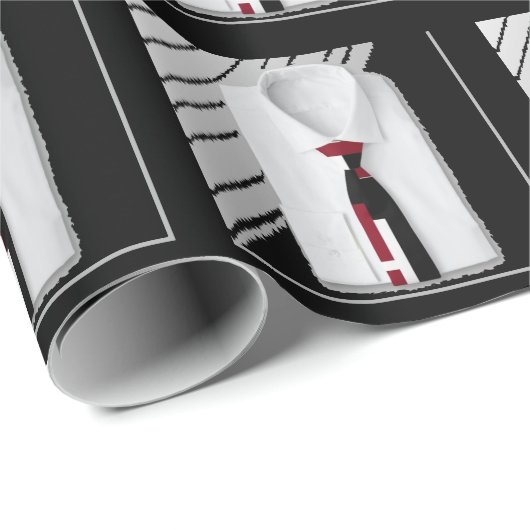 Stropdassen van mannen cadeaupapier (Rol Hoek)