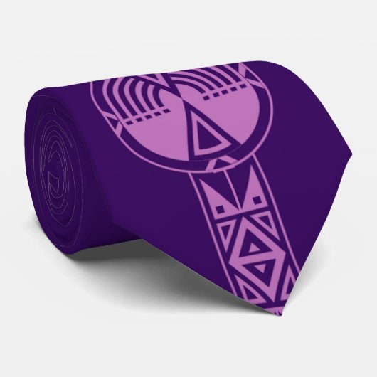 Stropdassen van mannen (Thunderbird Paars) (Opgerold)