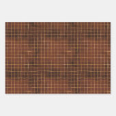 Stropdassen van vaderdag, bril en snor inpakpapier vel (Voorkant 2)