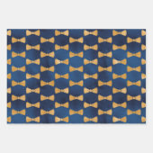 Stropdassen van vaderdag, bril en snor inpakpapier vel (Voorkant)