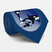 Stropdassen voor de walvisfamilie (Opgerold)