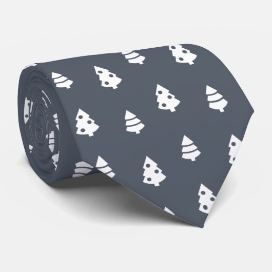 Stropdassen - Witte kerstdecoraties (Opgerold)