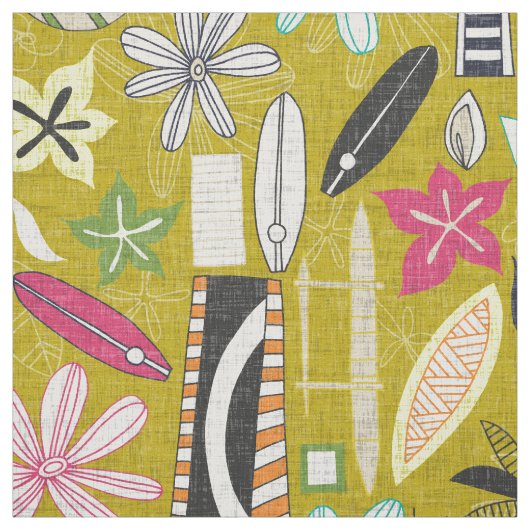 stropergeel stof (Swatch)