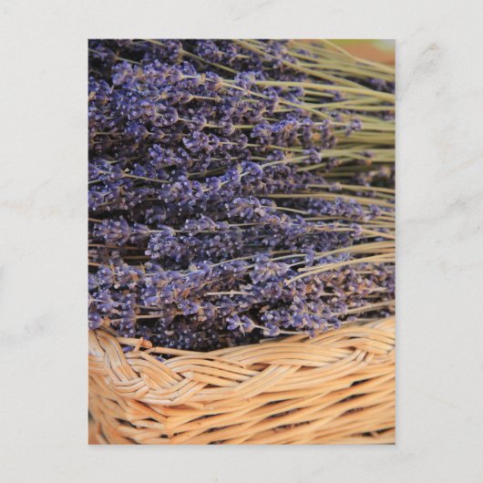 Stropjes Lavendel Briefkaart (Voorkant)