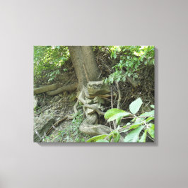 Strots in rust canvas afdruk