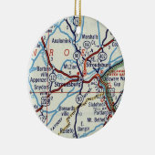 Stroudsburg PA Keramisch Ornament (Rechts)