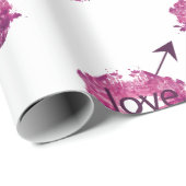 "Struck by Love" Cupid's Arrow Gift Wrap Cadeaupapier (Rol Hoek)