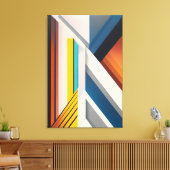 Structural Chromatism Canvas Afdruk (Insitu (Woonkamer))