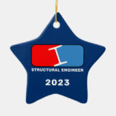 Structural Engineer League Keramische Versiering Keramisch Ornament (Voorkant)