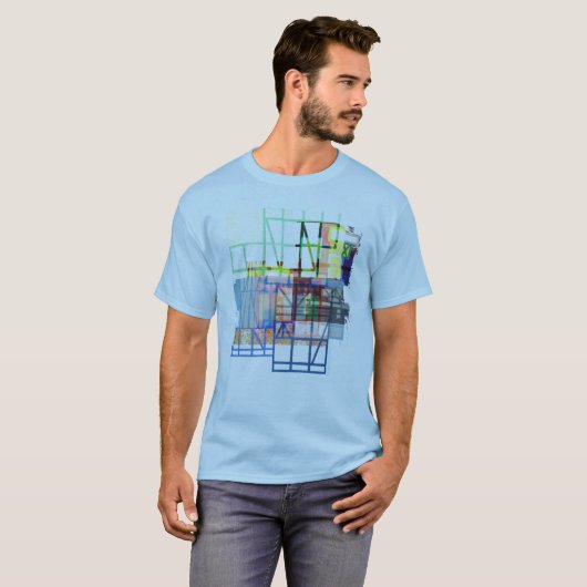 structure in blue t-shirt (Voorkant volledig)