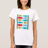 Structure of DNA Molecule , Biology Science Gift  T-shirt (Voorkant)