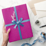Structured Look Custom Sjabloon Trendy Roze Gift Cadeaupapier<br><div class="desc">Trendy Stijlvolle Modern Elegant Custom Sjabloon Trendy Roze Sjabloon Plain Structured Look Cadeau Wrapping Paper.</div>