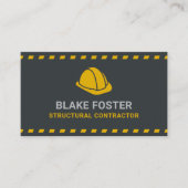 Structureel Aannemer Professionele Visitekaartje (Voorkant)