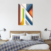 Structureel chromatisme canvas afdruk (Insitu (Slaapkamer))