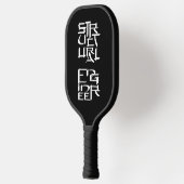 Structureel Engineer Karakter Pickleball Paddle (Links)