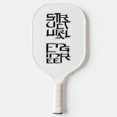 Structureel Engineer Karakter Pickleball Paddle (Achterkant)