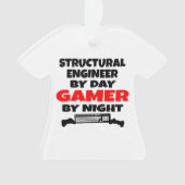 Structureel ingenieur door Day Gamer by Night Ornament (voorkant)