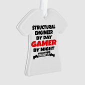 Structureel ingenieur door Day Gamer by Night Ornament (voorkant)