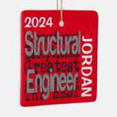 Structureel ingenieur Extraordinaire KLANT Keramisch Ornament (Rechts)