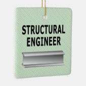 Structureel ingenieurspam keramisch ornament (Rechts)