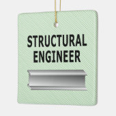 Structureel ingenieurspam keramisch ornament (Links)