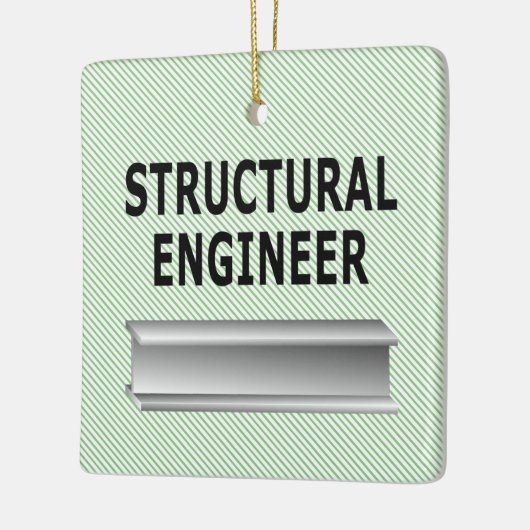 Structureel ingenieurspam keramisch ornament (Links)