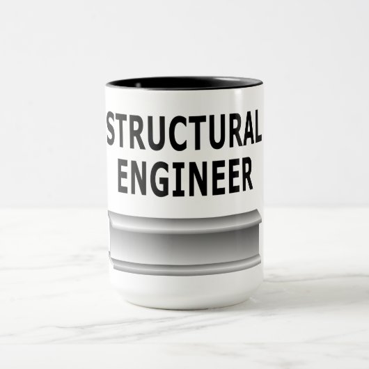 Structureel ingenieurspam mok (Midden)