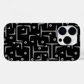 Structureel Staalpatroon Case-Mate iPhone Case (Achterkant (horizontaal))