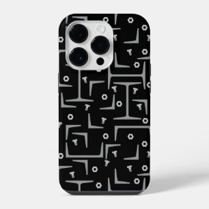 Structureel Staalpatroon iPhone 14 Plus Hoesje