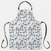 Structureel Staalpatroon Schort (Voorkant)
